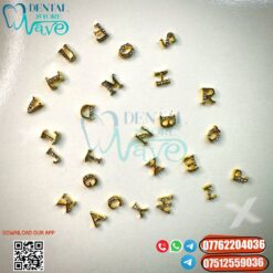Dental Teeth Gems - Letters