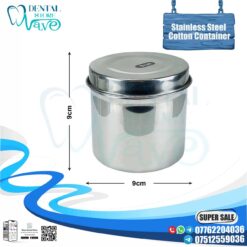 Stainless Steel Cotton Container - Medium Size