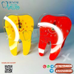 Tooth Shape Table Clock