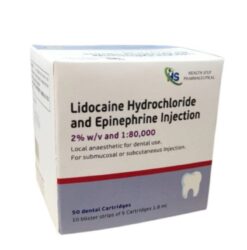 Lidocaine 2% with Epinephrine 1:80,000 Injection Carpule